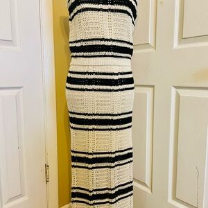 Two piece Skirt Set Striped